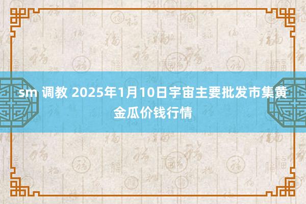 sm 调教 2025年1月10日宇宙主要批发市集黄金瓜价钱行情